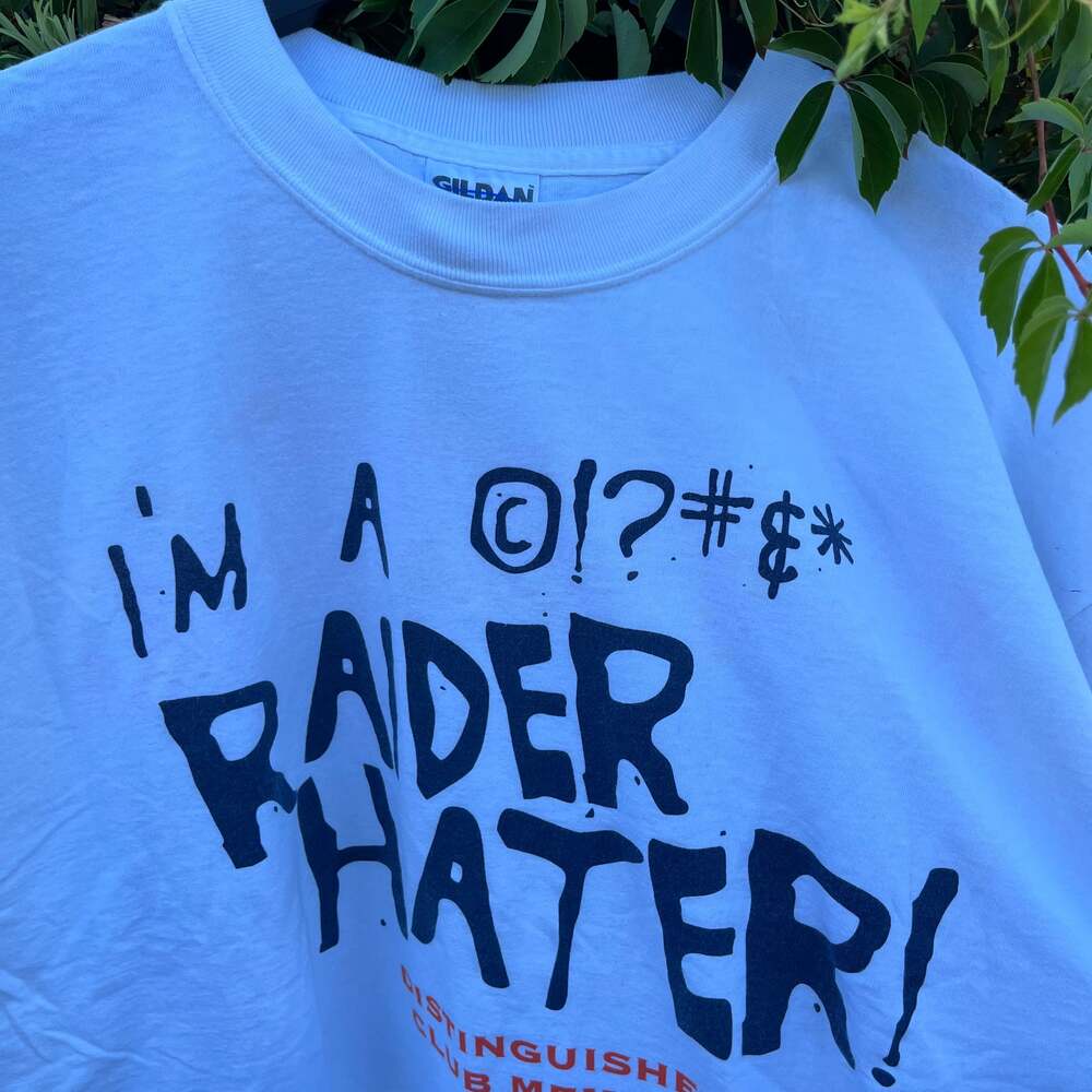 Vintage 2000s Raiders hater T Shirt Mens Size XL